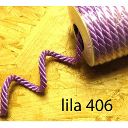 Decorative twisted rope  7mm - lila 406