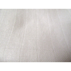 Cotton double gauze fabric - white