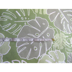 MONSTERA_STROKE_grey green - cotton panama