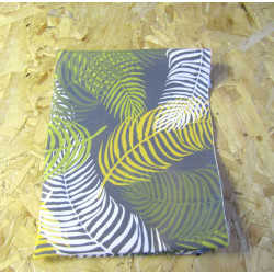 PINIATA_LEAF _ dark grey - heavy weight panama