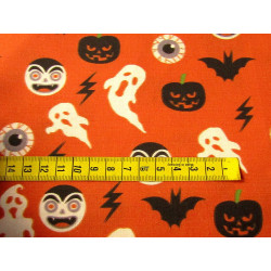 VAMPIRES&GHOSTS - orange - 100% Cotton