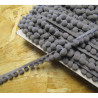 10mm pom pom trim - grey826