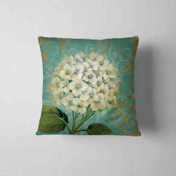 Fabric Panel - Hydrangea Flower in blue-cushion panel