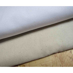 Organic panama fabric - white - GOTS certyficate