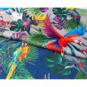 Parrots in Jungle - taupe - Water resistant fabric