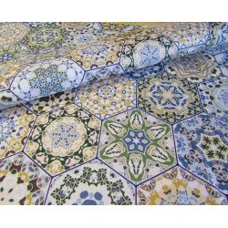 Waterproof fabric -  Portuguese Tiles