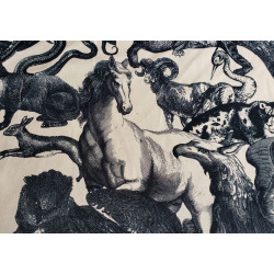 QUIRKY ANIMALS - upholstery velvet