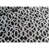 Waterproof fabric -  Moroccan Quatrefoil - duck egg green