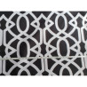 Waterproof fabric -  Moroccan Quatrefoil - duck egg green