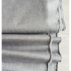 Waterproof  canvas fabric -  blend grey