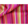 Outdoor water resistant  fabric - Mexican stripe - fuchsia