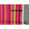 Outdoor water resistant  fabric - Mexican stripe - fuchsia