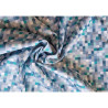 Winter - Colorful pixels -  Water resistant fabric