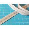 zips by the metre - white size 3