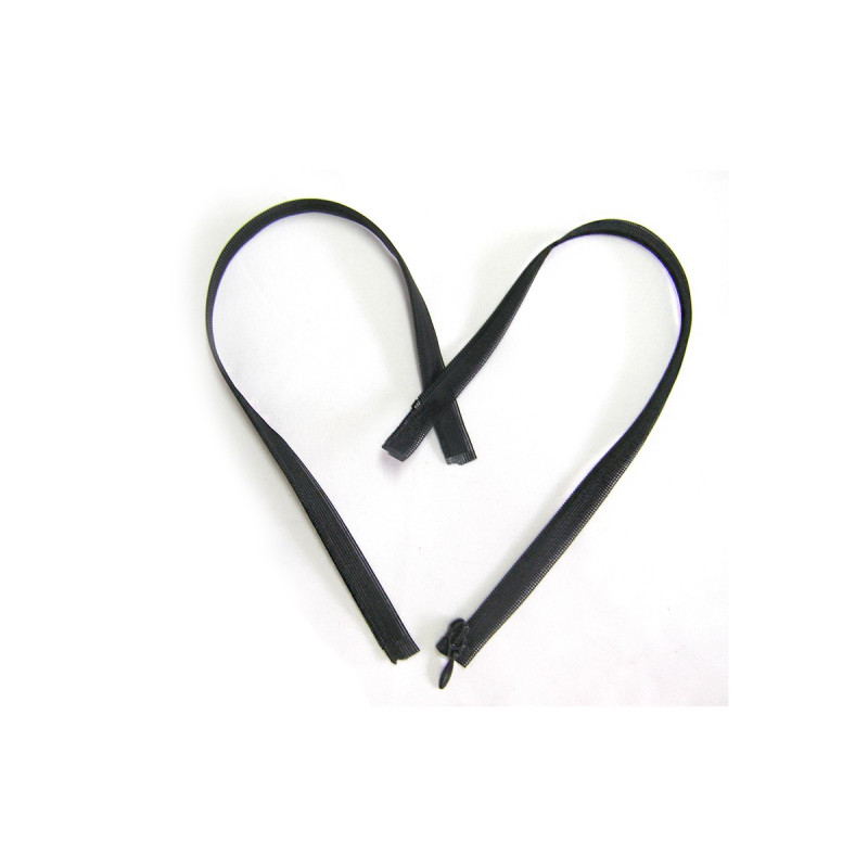 Hidden Clean Zip Invisible zip - open end zip, black color 40cm long - CHECK OUT range of
