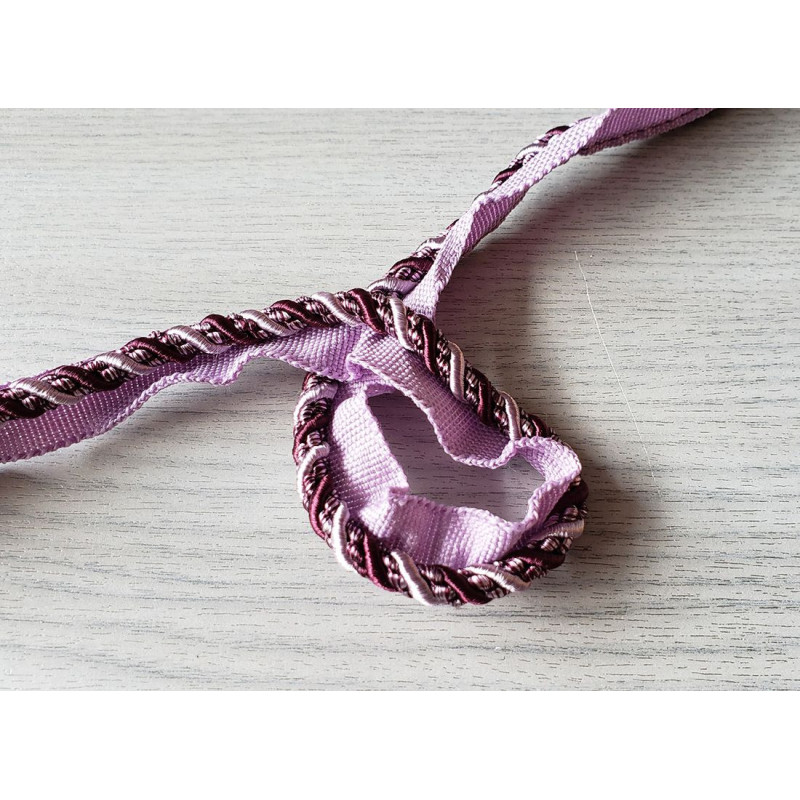 Two-tone upholstery piping cord - purple&lila- size 7