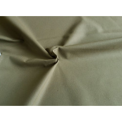 Heavy weight panama fabric - olive green - 100% cotton