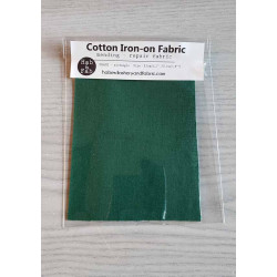 Iron-on  repair fabric - dark green