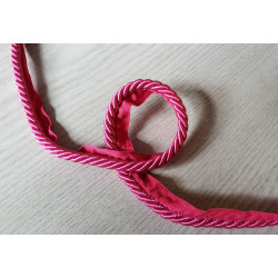 Flanged piping cord 6mm  - dusky pink