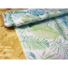 Waterproof fabric - Watercolour Palm Leaves on white