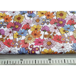 Colorful meadow - water- resistant fabric