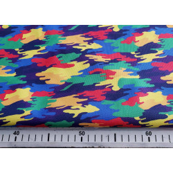 Colorful meadow - water- resistant fabric