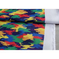 Colorful meadow - water- resistant fabric
