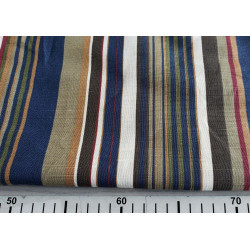 Medium-weight linen fabric - striped