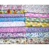 Fabric remnants bundle 15pcs - size 20cm/25cm