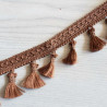 Tassels trim - light brown