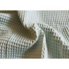 Cotton waffle fabric - sage green