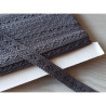 Cotton gimp trim 20mm - dark grey