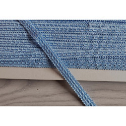 Upholstery braid, 15mm wide  in  baby blue color, full reel across the table