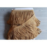 Thick bullion fringe - 150mm (6'') -  antique gold, full reel on the table