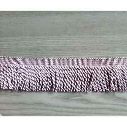 Thick bullion fringe - 60mm - pale lilac