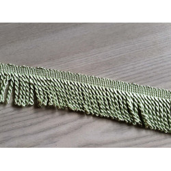 Thick bullion fringe - 60mm - pale green