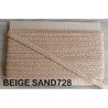 Gimp trim 15mm - beige sand728