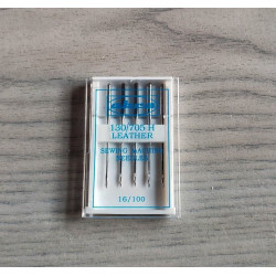 Leather machine needles- size 90 - pack of 5