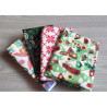 Cotton fabric remnants bundle -Christmas patterns