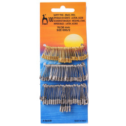 Safty pins - Assorted- Pack of 100