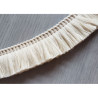 Short cotton fringe 3cm - natural