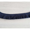 Short cotton fringe 3cm - navy