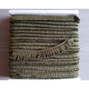 Short cotton fringe 3cm - olive