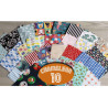 Fabric remnants bundle 50 size 4'/4'