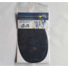 Iron-on cotton denim elbow patches - dark denim