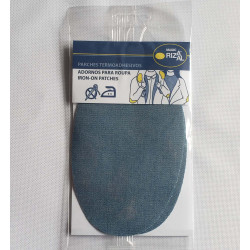cotton denim elbow patches...