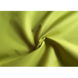 Outdoor canvas fabric in energetic lime color, fabric with twist capture