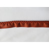 Flanged insertion cord, 5mm wide in beautiful terracotta color on white background