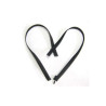 Invisible Zip 40 cm - black - open end zip onwhite background