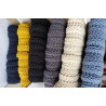 Scroll upholstery braid, 9mm wide , made of 100% cotton, set of 6 colors